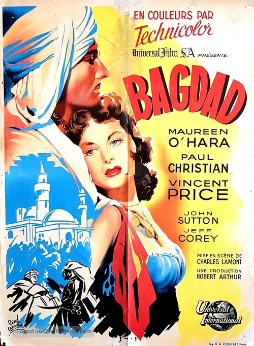 Bagdad - French Movie Poster