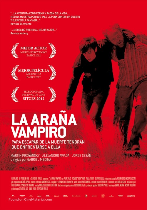 La ara&ntilde;a vampiro - Argentinian Movie Poster