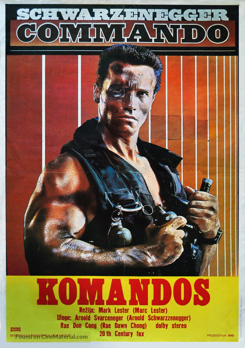 Commando - Yugoslav Movie Poster
