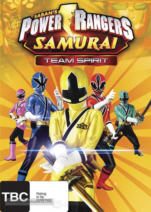 &quot;Power Rangers Samurai&quot; - New Zealand DVD movie cover