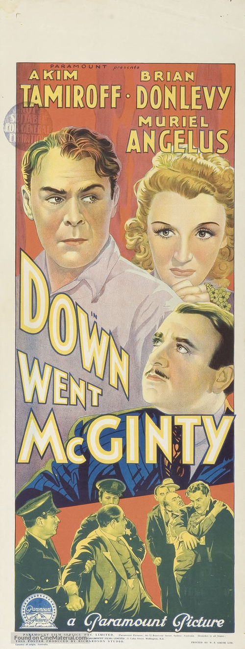 The Great McGinty - Australian Movie Poster