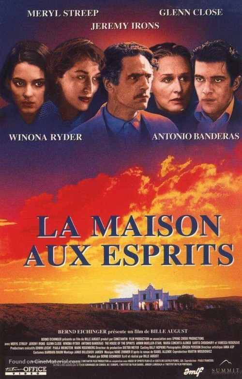 The House of the Spirits - French VHS movie cover