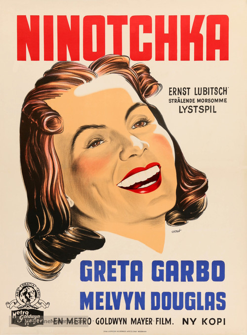 Ninotchka - Danish Movie Poster