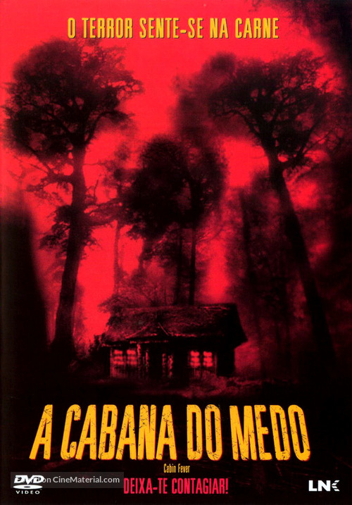 Cabin Fever - Portuguese DVD movie cover