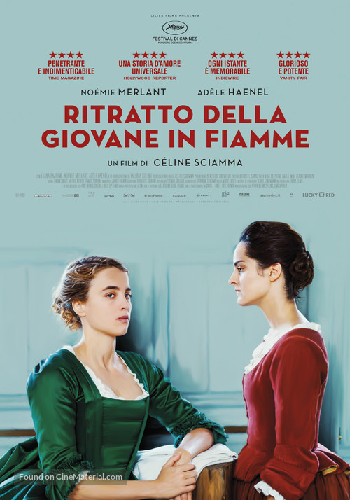 Portrait de la jeune fille en feu - Italian Movie Poster