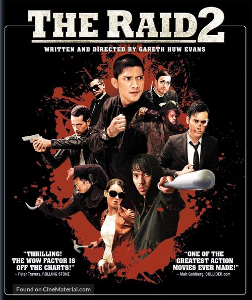 The Raid 2: Berandal - Blu-Ray movie cover