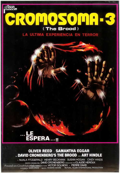 The Brood - Spanish Movie Poster