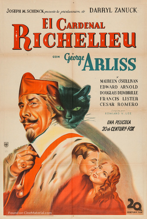 Cardinal Richelieu - Argentinian Movie Poster