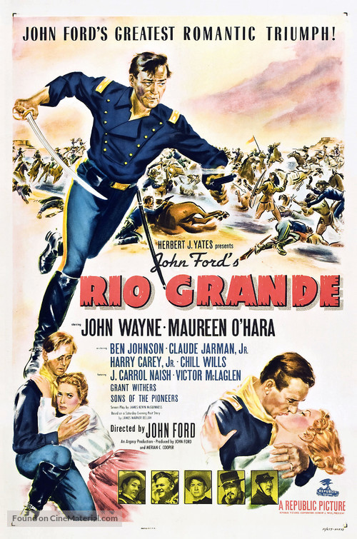 Rio Grande - Theatrical movie poster