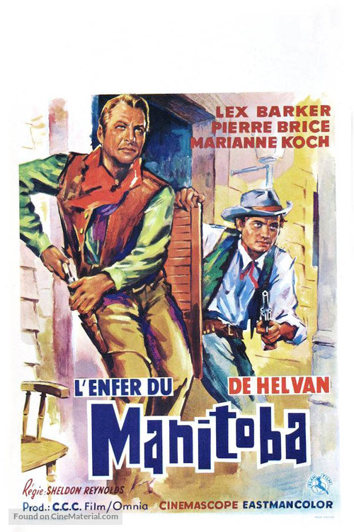 Die H&ouml;lle von Manitoba - Belgian Movie Poster