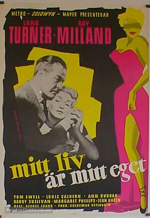 A Life of Her Own - Swedish Movie Poster