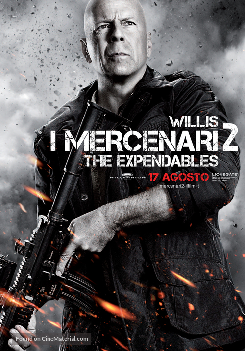 The Expendables 2 - Italian Movie Poster