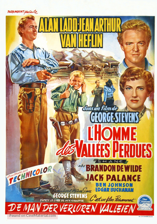 Shane - Belgian Movie Poster