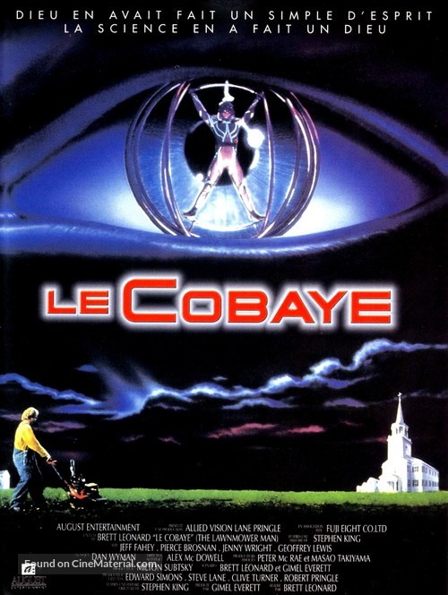 The Lawnmower Man - French Movie Poster