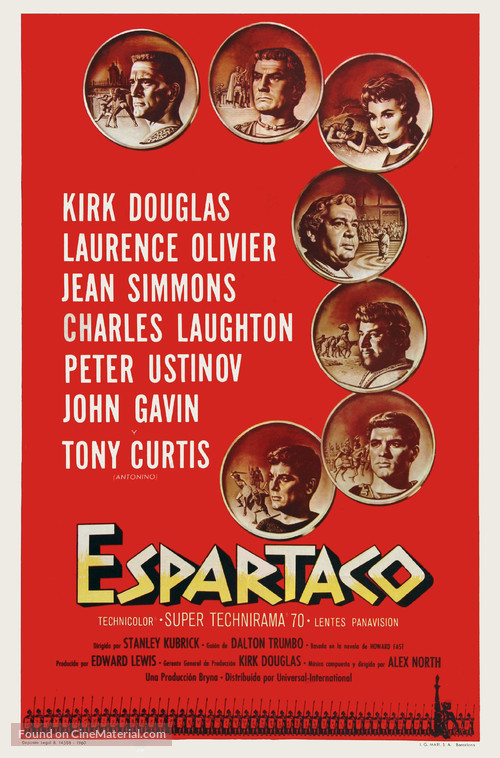 Spartacus - Spanish Movie Poster