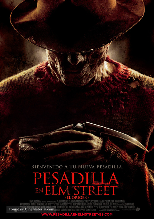 A Nightmare on Elm Street - Spanish Movie Poster