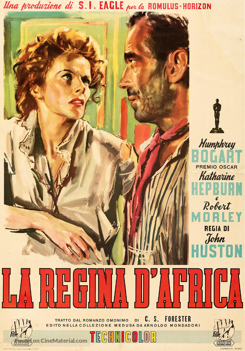 The African Queen - Italian Movie Poster