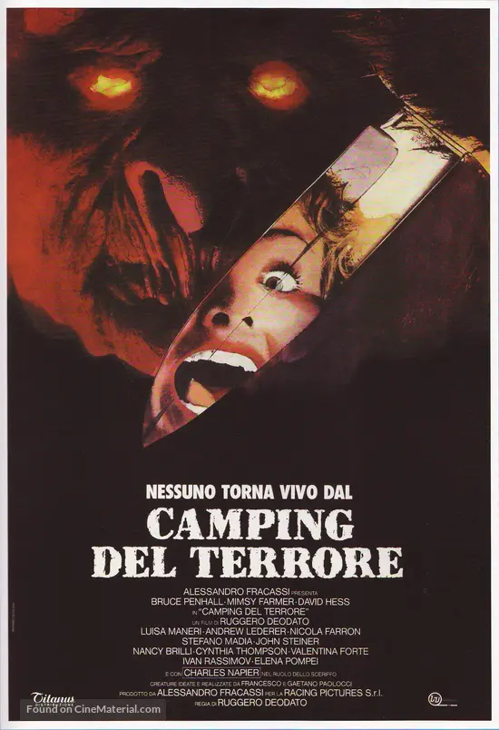 Camping del terrore - Italian Movie Poster