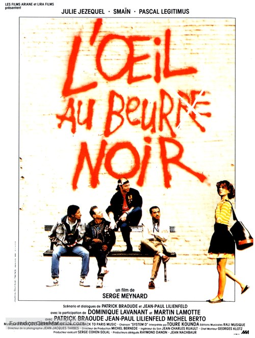 L&#039;oeil au beurre noir - French Movie Poster