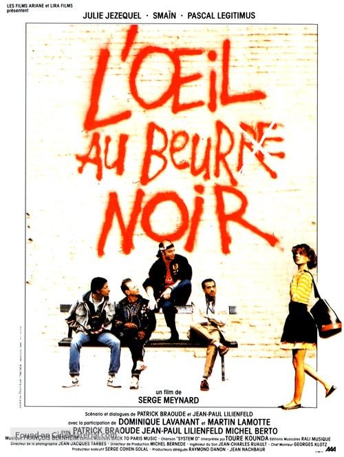 L&#039;oeil au beurre noir - French Movie Poster