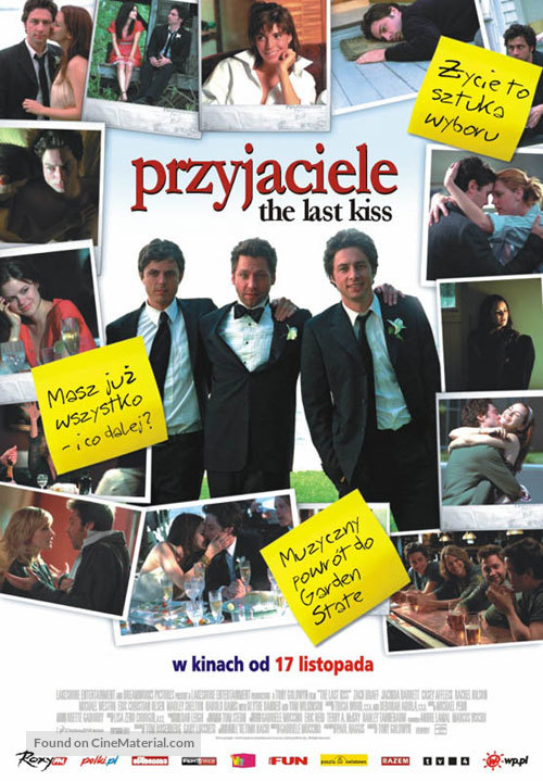 The Last Kiss - Polish Movie Poster
