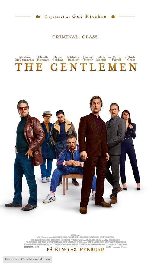 The Gentlemen - Norwegian Movie Poster