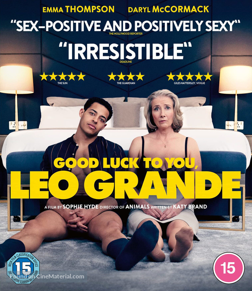 Good Luck to You, Leo Grande - British Blu-Ray movie cover