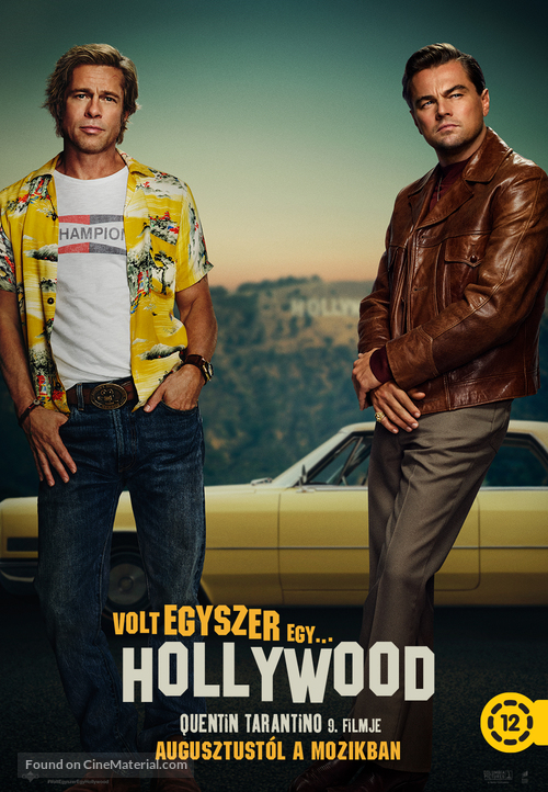 Once Upon a Time in Hollywood - Hungarian Movie Poster