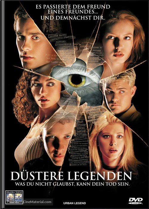 Urban Legend - German DVD movie cover