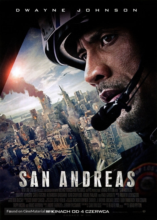 San Andreas - Polish Movie Poster