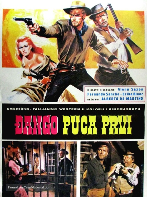 Django spara per primo - Yugoslav Movie Poster