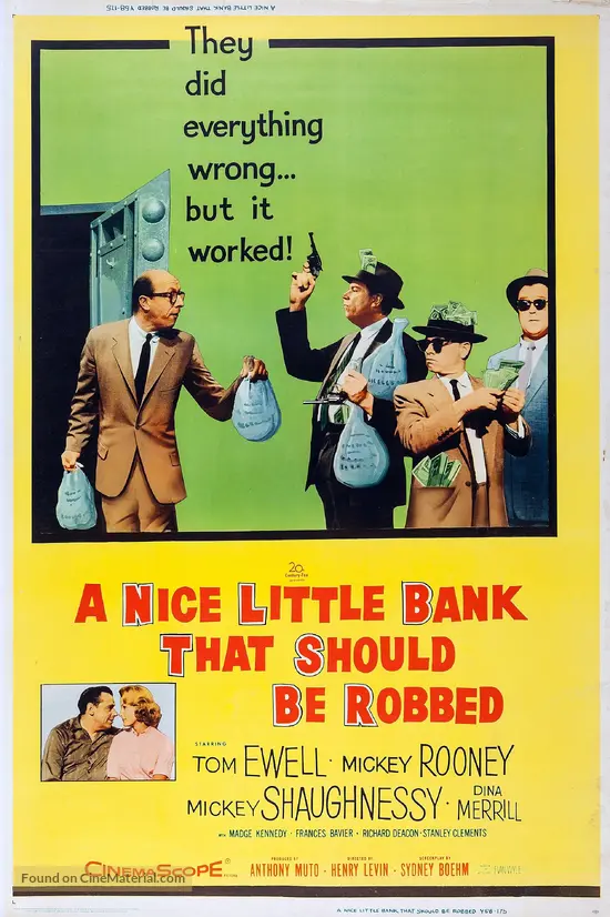 A Nice Little Bank That Should Be Robbed - Movie Poster A Nice Little Bank That Should Be Robbed - Movie Poster