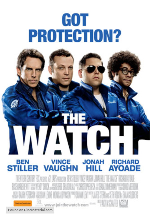 The Watch - Australian Movie Poster