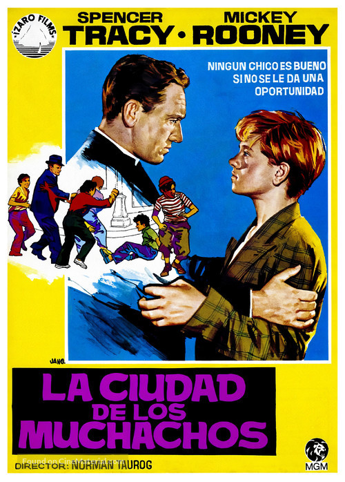 Men of Boys Town - Spanish Movie Poster