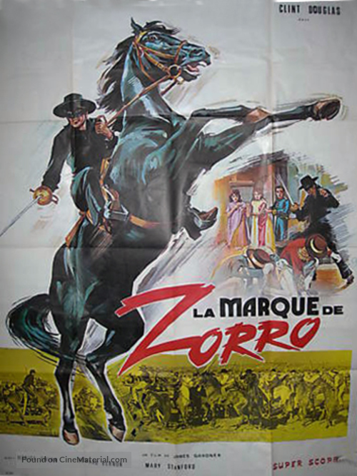 La marque de Zorro - French Movie Poster