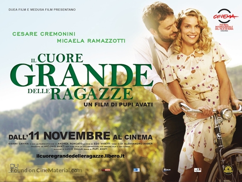 Il cuore grande delle ragazze - Italian Movie Poster
