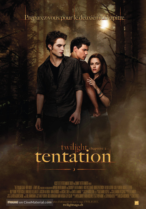 The Twilight Saga: New Moon - Swiss Movie Poster