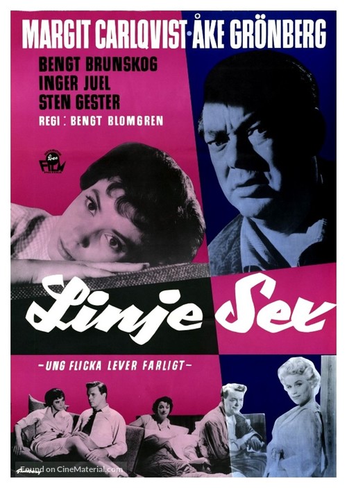 Linje sex - Swedish Movie Poster
