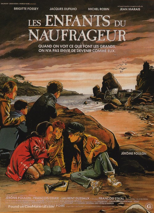 Les enfants du naufrageur - French Movie Poster