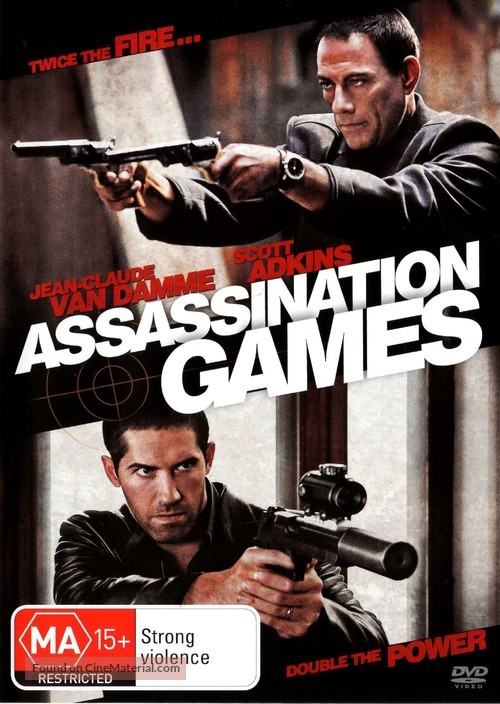 Assassination Games - Australian DVD movie cover