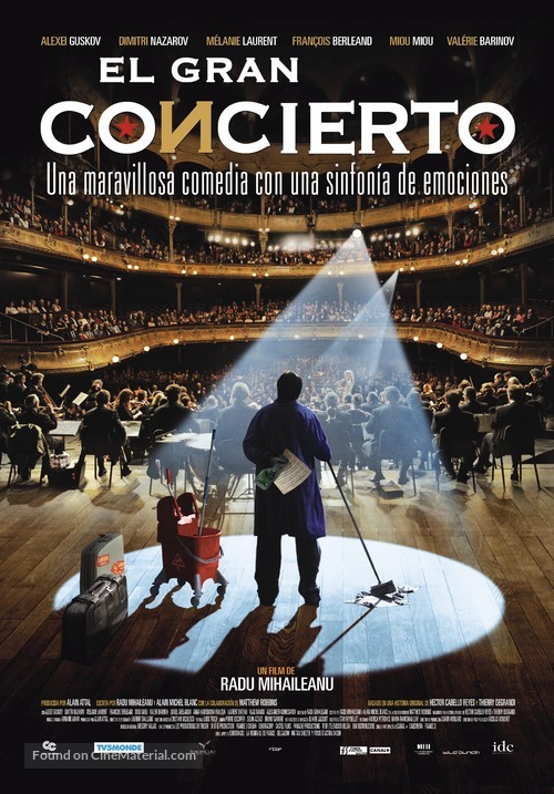 Le concert - Colombian Movie Poster