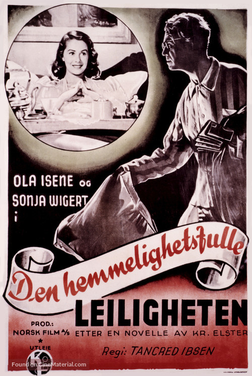 Den hemmelighetsfulle leiligheten - Norwegian Movie Poster