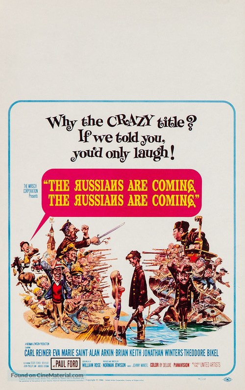 The Russians Are Coming, the Russians Are Coming - Movie Poster