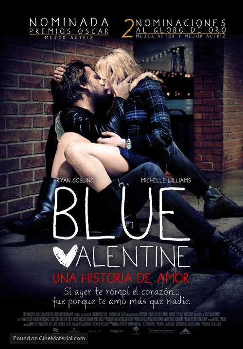 Blue Valentine - Colombian Movie Poster