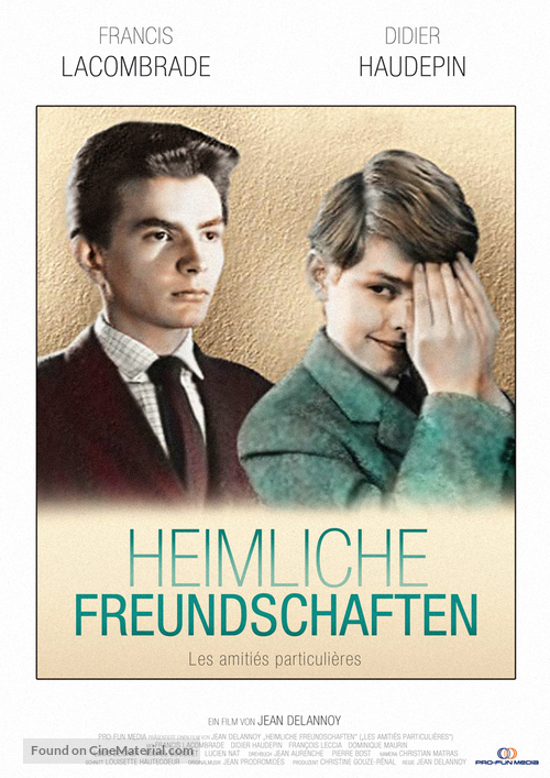 Les amiti&eacute;s particuli&egrave;res - German Movie Poster