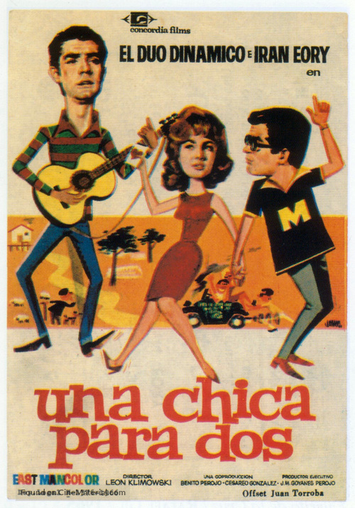 Una Chica para dos - Spanish Movie Poster