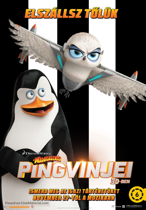 Penguins of Madagascar - Hungarian Movie Poster