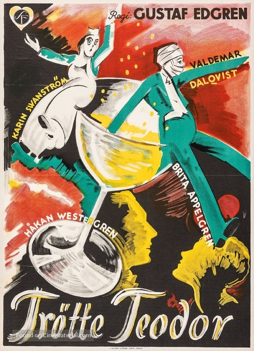 Tr&ouml;tte Teodor - Swedish Movie Poster