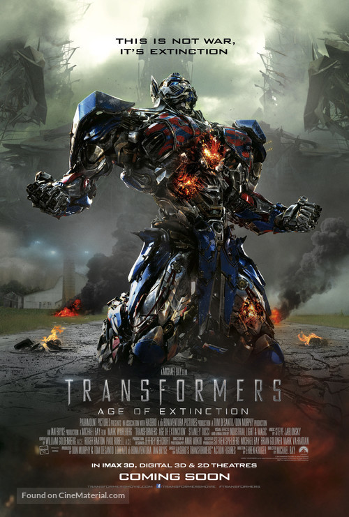 Transformers: Age of Extinction - International Movie Poster