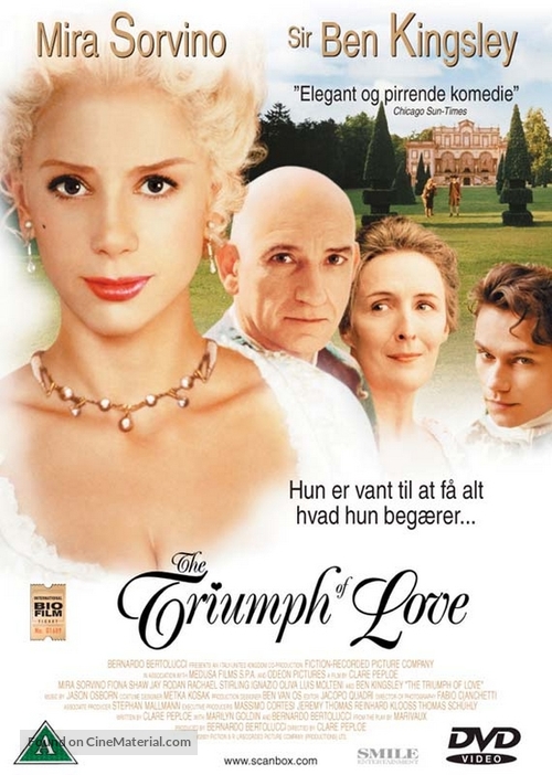 The Triumph of Love - Danish DVD movie cover